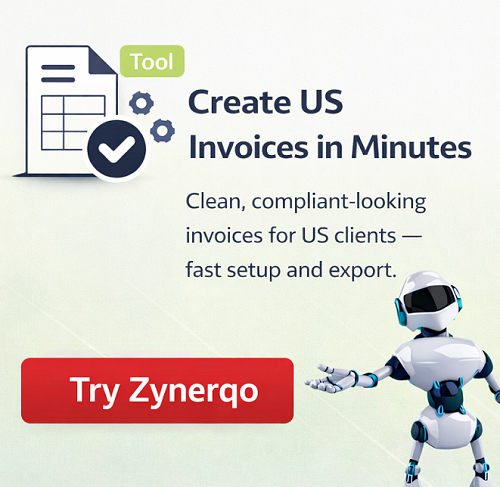 Zynerqo — US invoice creation