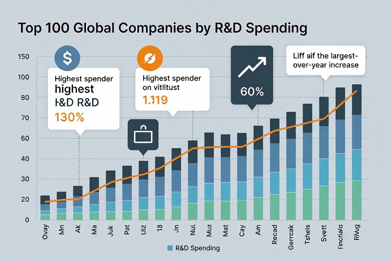 Top 100 Global Companies by R&D Spending