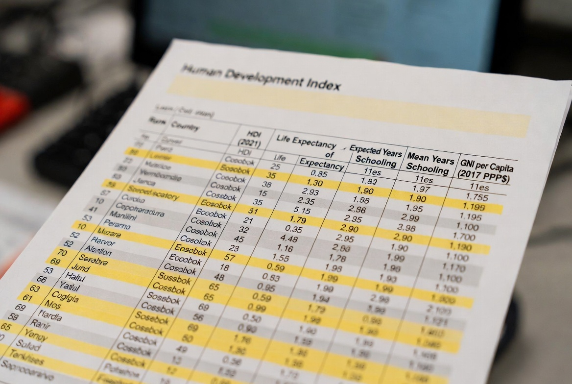 Top 100 Countries by Human Development Index (HDI)