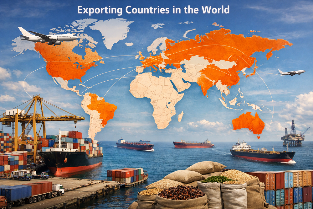 Top 100 Exporting Countries in the World, 2025