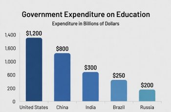 Top 100 Countries by Education Spending (% of GDP), Latest Year