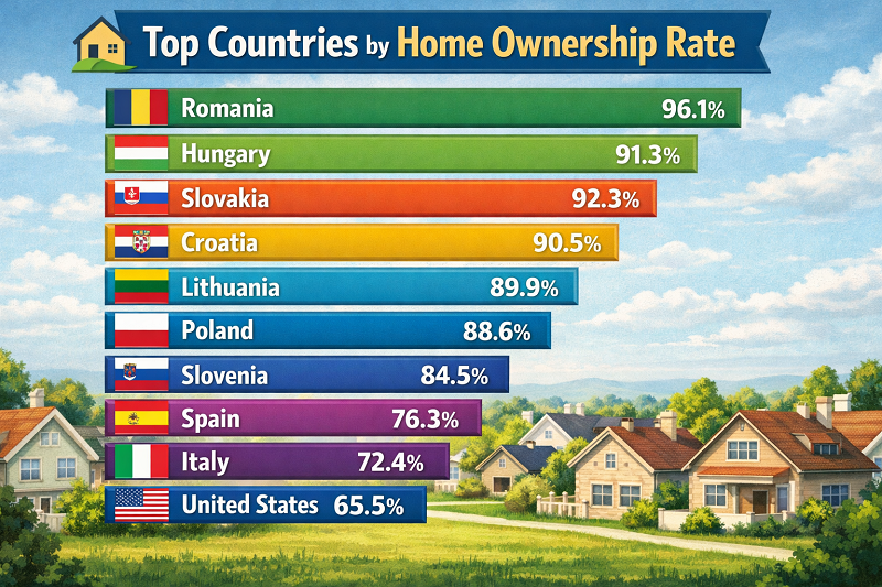 Top Countries by Home Ownership Rate