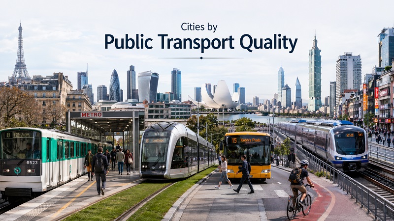  Top 100 Cities by Public Transport Quality, 2026