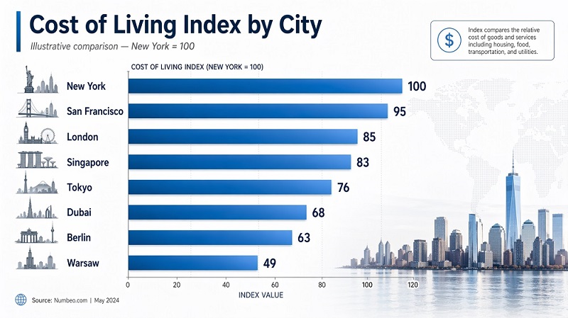 Cities by Cost of Living