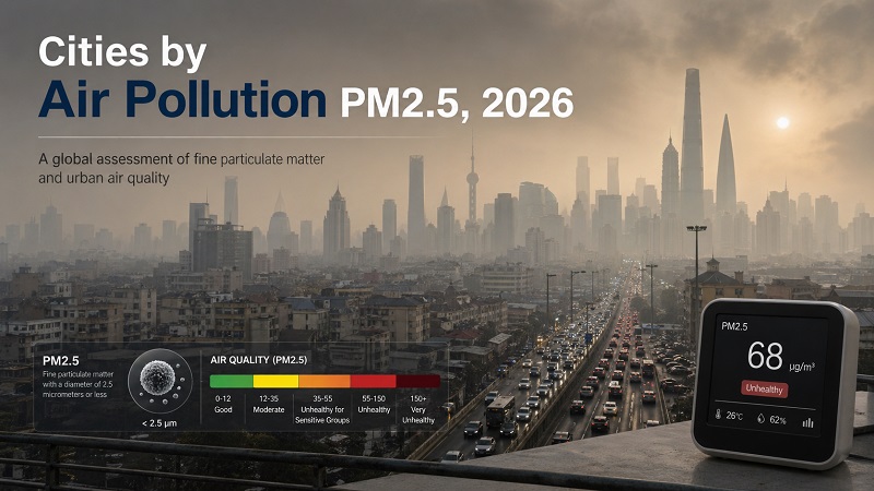 Top 100 Cities by PM2.5 Air Pollution, 2026