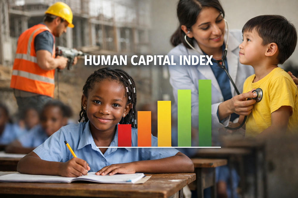 Top 100 Countries by Human Capital Index, Latest Edition