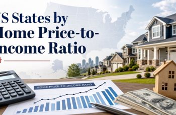 US States by Home Price-to-Income Ratio 2026