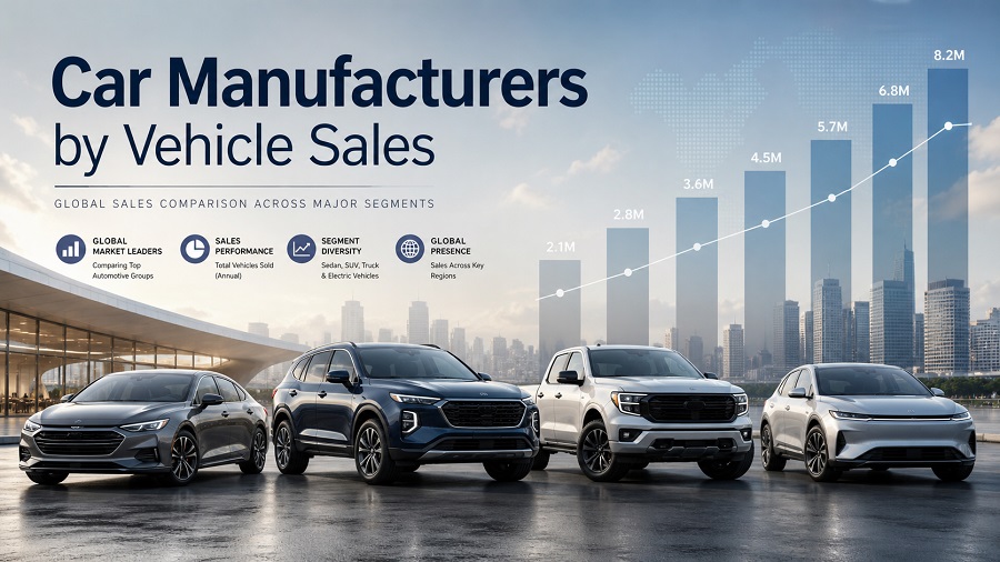 Largest Car Manufacturers by Vehicle Sales: 2026 Snapshot