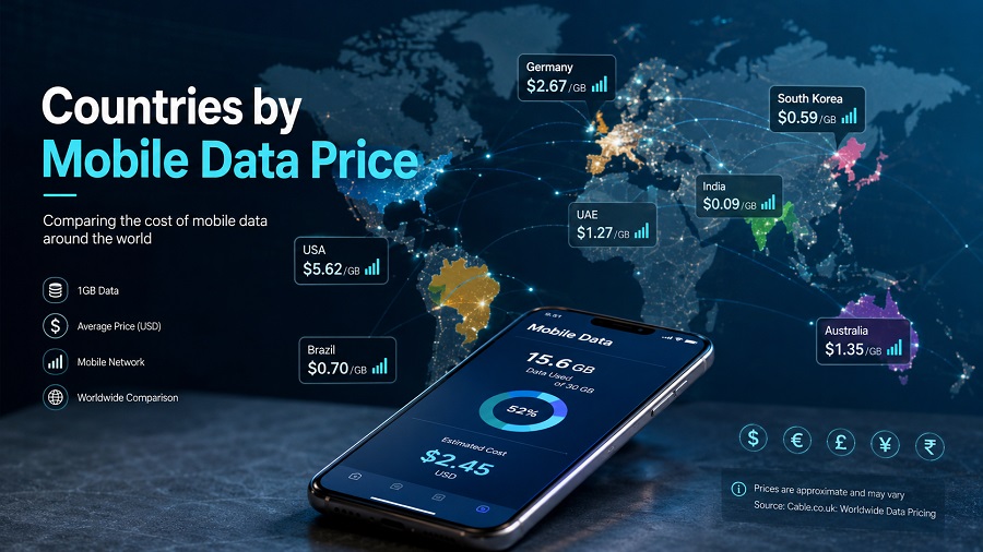 Countries by Mobile Data Price, 2026
