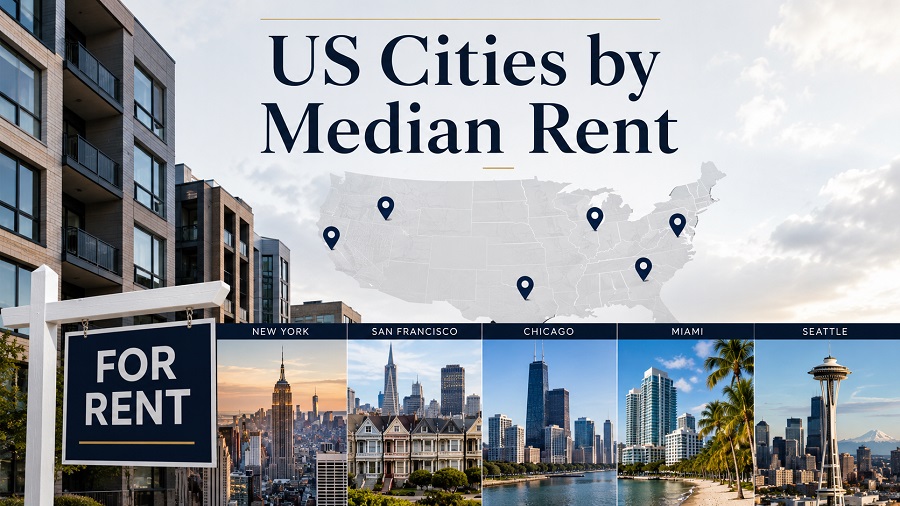 US Cities by Median Rent