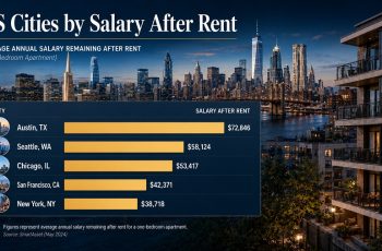 US Cities by Salary After Rent