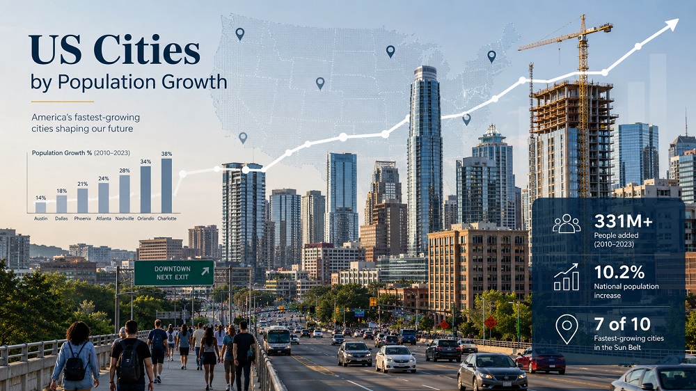 US Cities by Population Growth, 2026