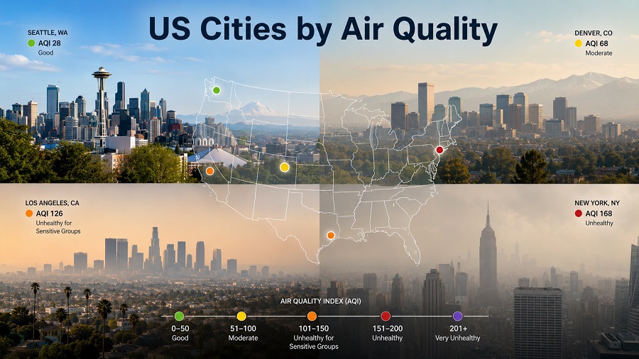 US Cities by Air Quality