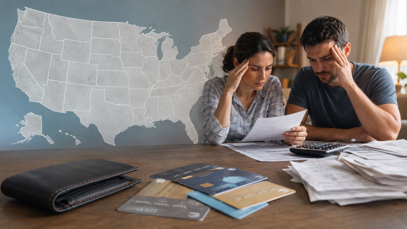 U.S. States by Credit Card Debt per Capita