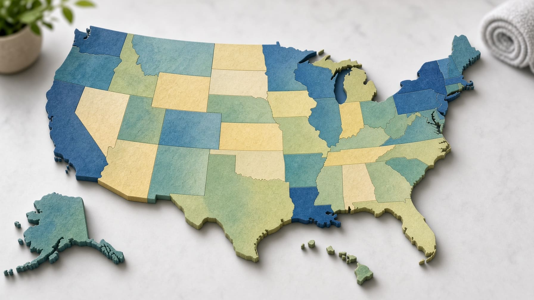 U.S. States by Medical Malpractice Payment Reports per 100,000 Residents