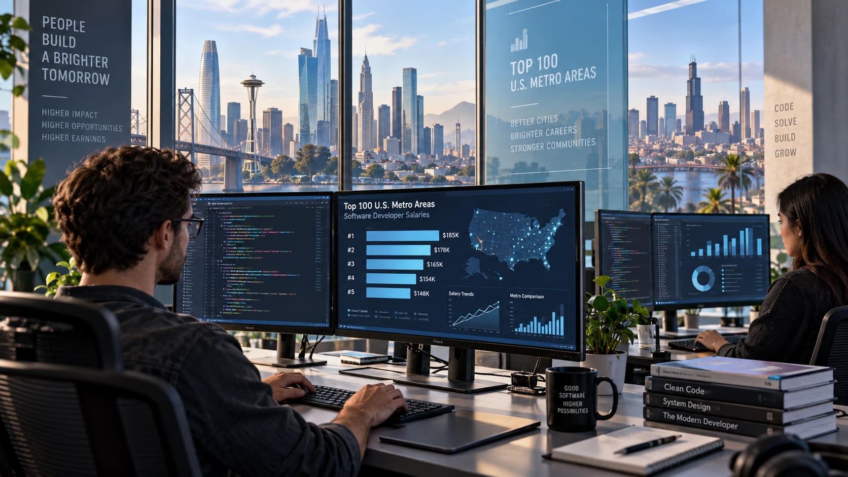 Highest-Paying U.S. Metro Areas for Software Developers