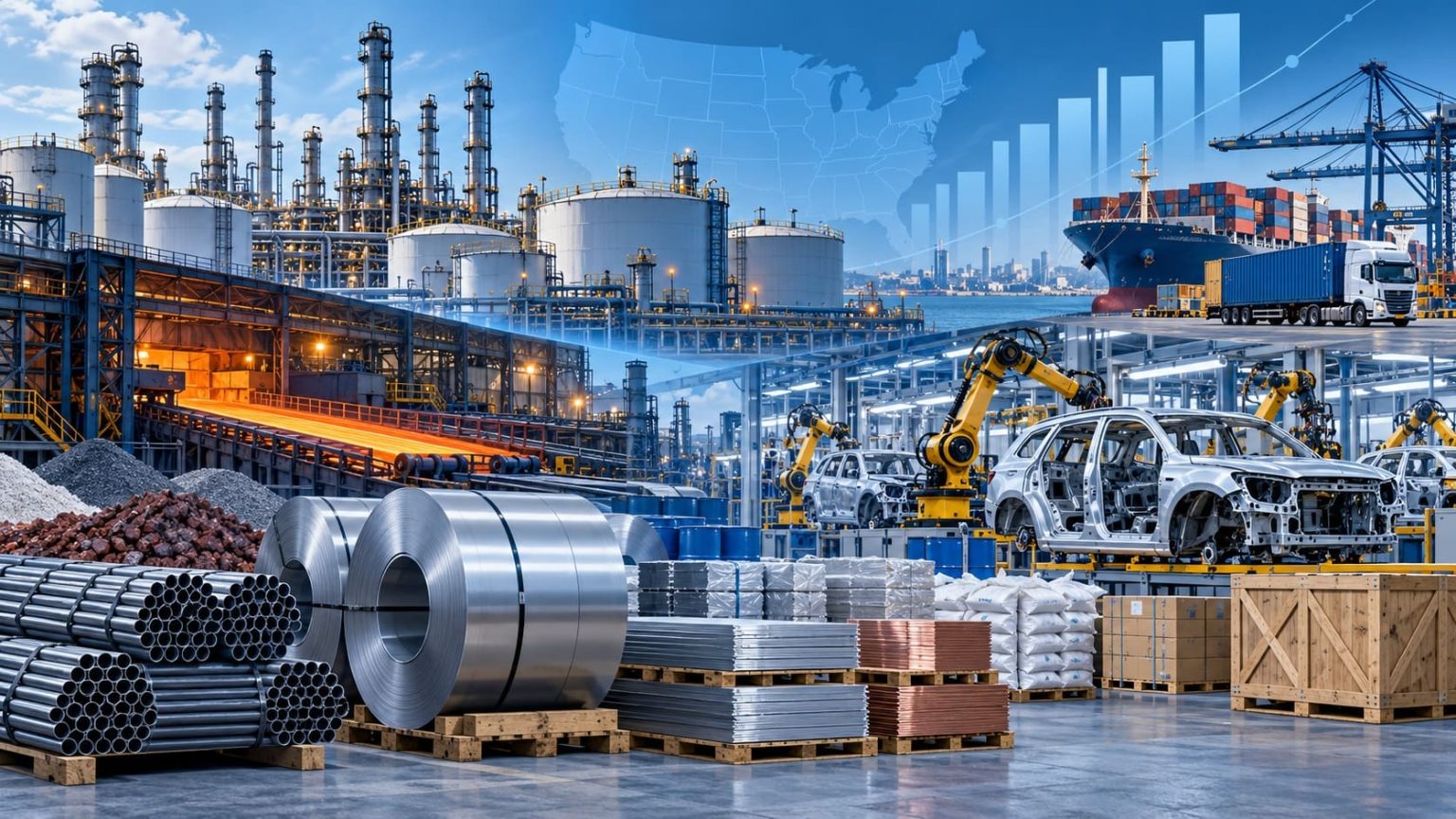 Manufacturing Industries Spend the Most on Raw Materials