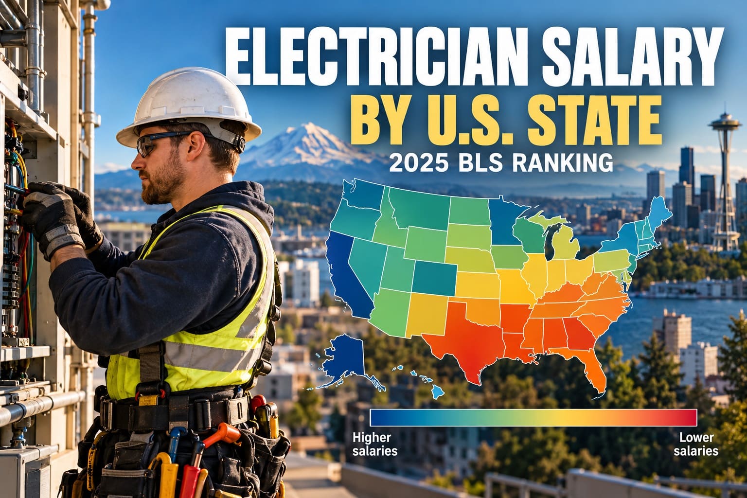 Electrician Salary by U.S. State