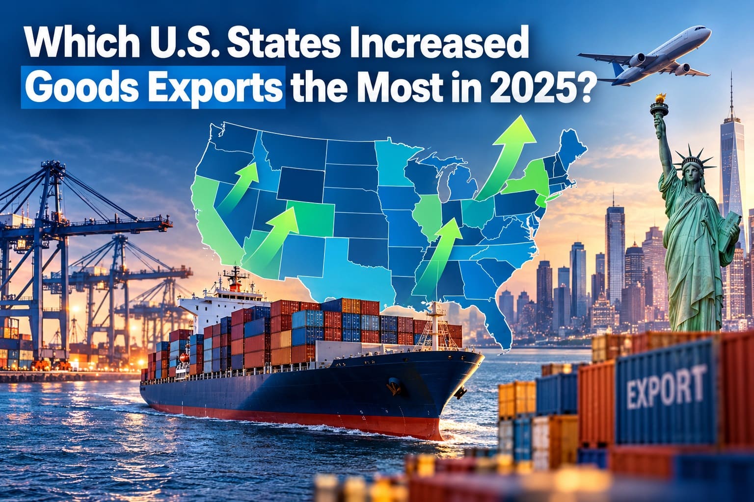 US States With the Biggest Export Gains in 2025
